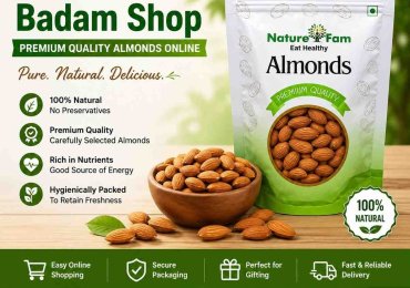 Badam Shop – Premium Quality Almonds Online | Naturefam