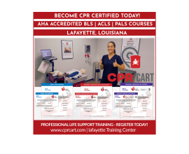 AHA CPR Training & Certification in Lafayette, Louisiana