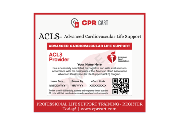AHA ACLS Certification & Renewal | Flexible Training