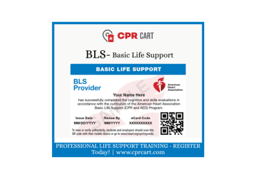 AHA BLS Certification & Renewal Course Online