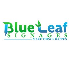 Blue Leaf Signages