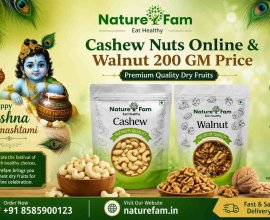 Cashew Nuts Online & Walnut 200 GM Price | Naturefam