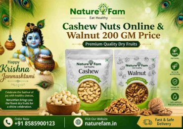 Cashew Nuts Online & Walnut 200 GM Price | Naturefam