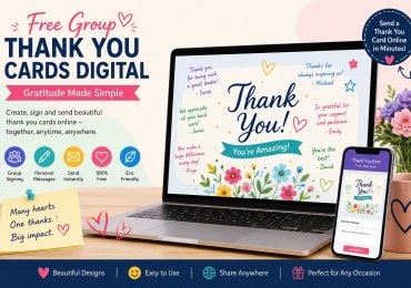 LovingEcards – Free Digital Thank You Card Collection