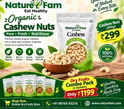 Organic Cashew Nuts & Online Dry Fruits Store | Naturefam