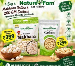 Buy Makhana Online & 200 GM Cashew Price | Naturefam