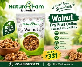 Walnut Dry Fruit Online & Walnut 200 GM Price l Naturefam