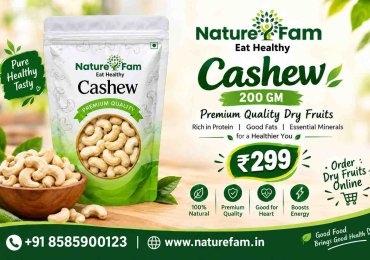 200 GM Cashew Price & Order Dry Fruits Online | Naturefam
