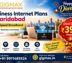 Business Internet Plans in Faridabad | High-Speed Broadband – Gigmax