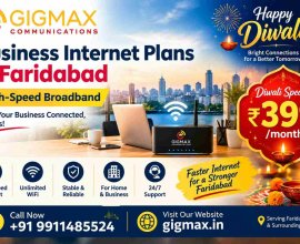 Business Internet Plans in Faridabad | High-Speed Broadband – Gigmax
