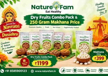 Dry Fruits Combo Pack & 250 Gram Makhana Price | Naturefam