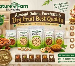 Almond Online Purchase & Dry Fruit Best Quality | Naturefam