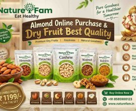 Almond Online Purchase & Dry Fruit Best Quality | Naturefam