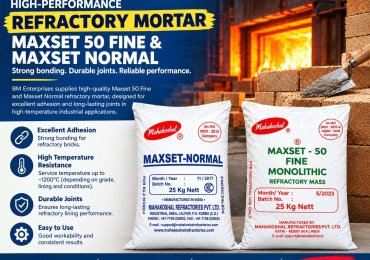 Refractory Mortar Maxset 50 Fine & Maxset Normal Supplier