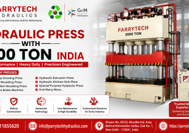 Hydraulic Press with 3000 Ton India | Parrytech hydraulics