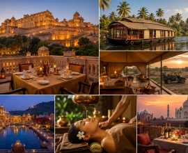 From Fortresses to Floatels: The Wildly Decadent Luxury Holidays Sweeping India