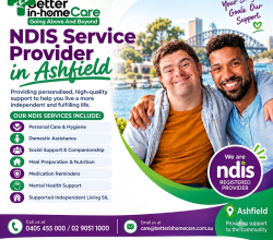 Best Registered NDIS Service Provider in Ashfield, 02 9051 1000 | Betterinhomecare