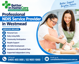 Professional NDIS Service Provider in Westmead, 02 9051 1000 | Betterinhomecare