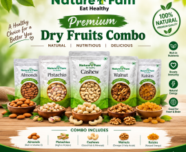 Premium Dry Fruits Combo – Almonds, Pistachios, Cashews, Walnuts & Raisins