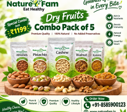 Dry Fruits Combo Pack of 5 – Premium & Healthy Choice
