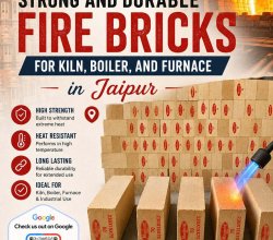 Strong and durable fire bricks for kiln, boiler, and furnace in Jaipur