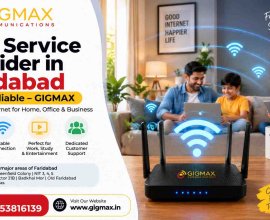 WiFi Service Provider in Faridabad | Fast & Reliable – GIGMAX