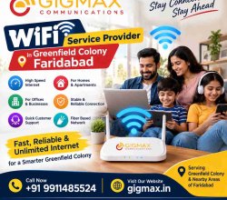 WiFi Service Provider in Greenfield Colony Faridabad | Gigmax