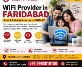WiFi Provider in Faridabad | Fast & Reliable Internet – GIGMAX
