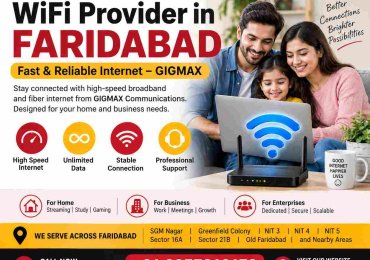 WiFi Provider in Faridabad | Fast & Reliable Internet – GIGMAX