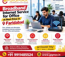 Broadband Internet Service for Office at Best Price in Faridabad