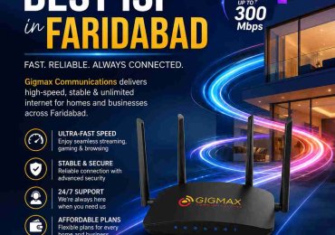 Best ISP in Faridabad | Fast & Reliable Internet – GIGMAX
