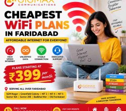 Cheapest WiFi Plans in Faridabad | Affordable Internet – GIGMAX