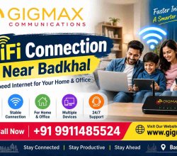 WiFi Connection Near Badkhal | +91 9911485524 – Gigmax