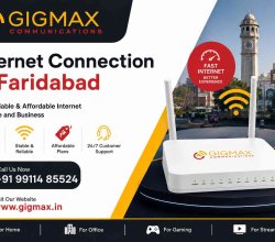 Internet Connection in Faridabad | Fast & Reliable – GIGMAX