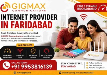 Best WiFi in Faridabad for Home | GIGMAX