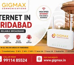 Internet in Faridabad | Fast & Reliable Broadband – GIGMAX