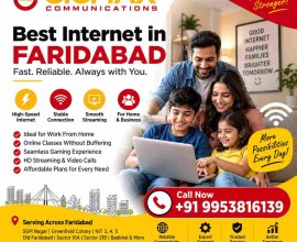 Best Internet in Faridabad | Fast & Reliable Broadband – GIGMAX