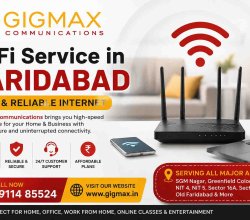 WiFi Service in Faridabad | Fast & Reliable Internet – GIGMAX