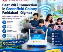 Best WiFi Connection in Greenfield Colony Faridabad | Gigmax