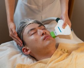 men facial salon