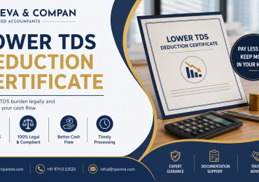 Apply for Lower TDS Deduction Certificate | R Pareva