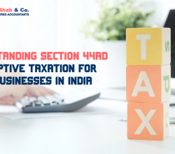 Save Tax with Section 44AD Presumptive Taxation