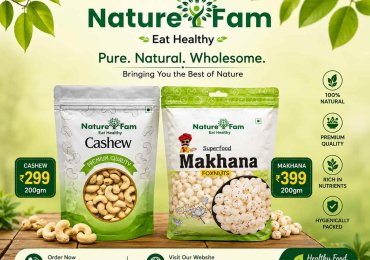 Buy Makhana Online & 200 GM Cashew Price | Naturefam
