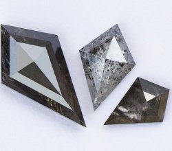 kite cut salt and pepper diamond