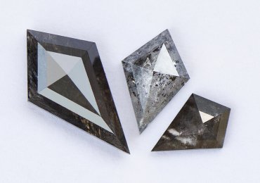 kite cut salt and pepper diamond