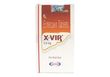 Defeat hepatitis B virus with X-Vir 0.5mg tablet